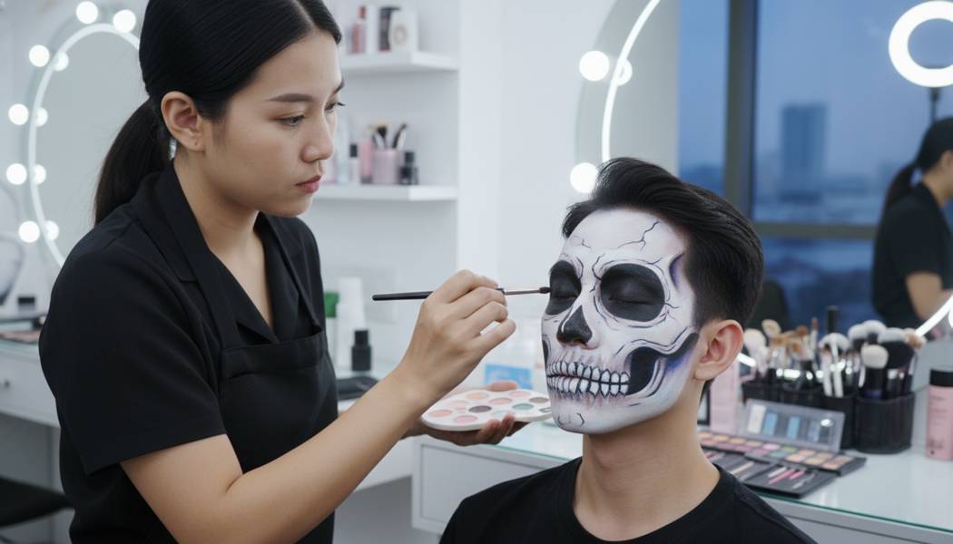Dịch Vụ Vẽ Mặt Halloween Tại Vũng Tàu. Ảnh 2